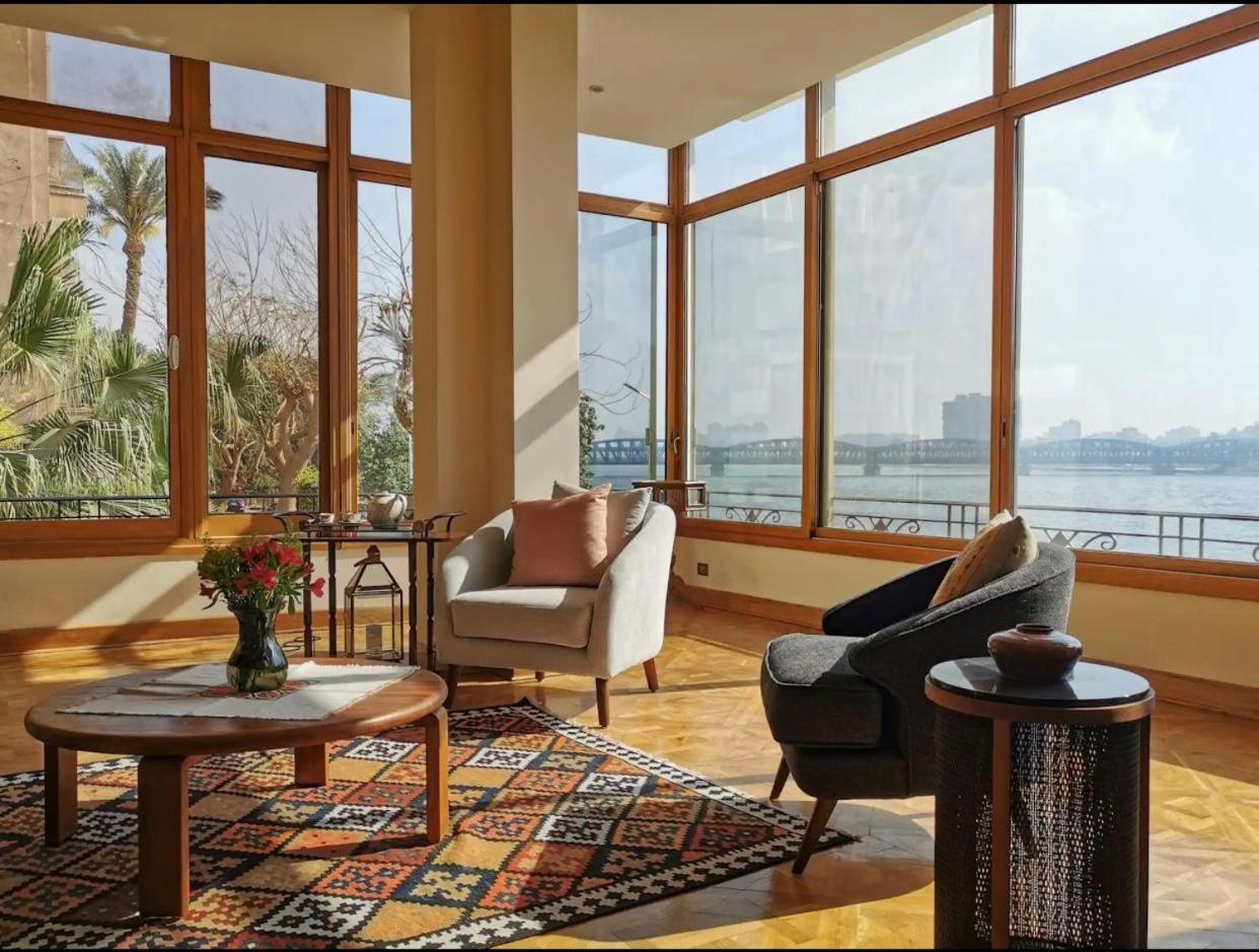 Luxury On The Nile - Zamalek Apartments Kairo Exterior foto